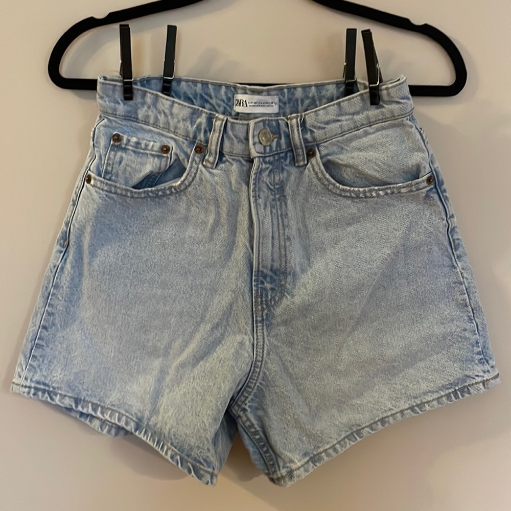 MOM - FIT BERMUDA SHORTS-Shorts and skirts-DENIM-WOMAN